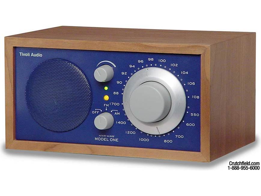 Tivoli Audio Model One (Cherry/Blue) Henry Kloss table radio