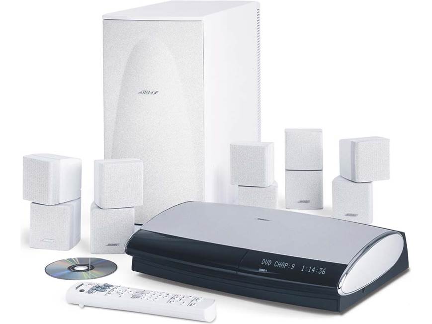 Bose® Lifestyle® 28 (White) DVD home theater system (White) at