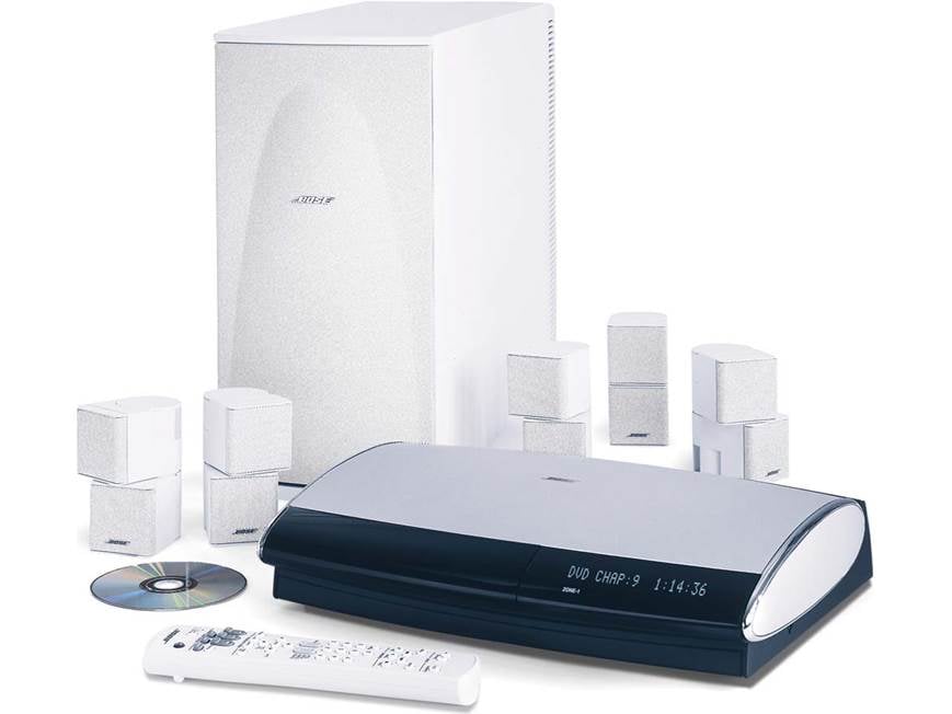 Bose® Lifestyle® 35 (White) DVD home theater system (White) at