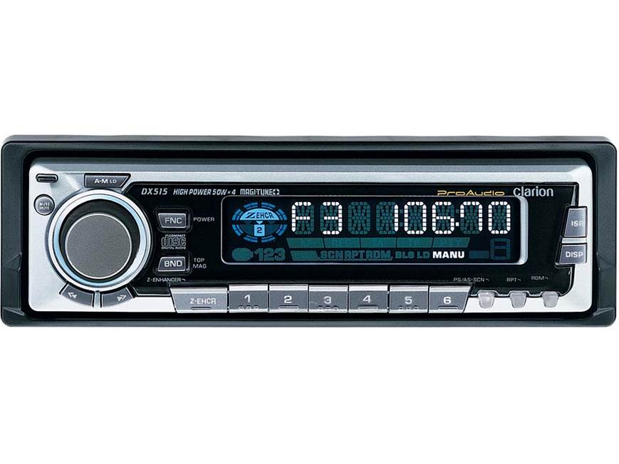 Clarion ProAudio DX515 CD receiver with CD/MD changer controls at