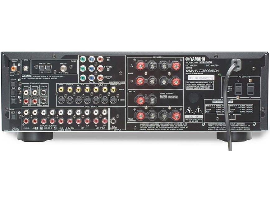 Yamaha HTR-5460 A/V receiver with Dolby Digital and DTS at Crutchfield