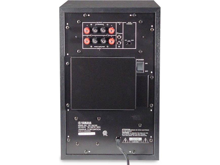 Yamaha YST-SW105 Powered subwoofer at Crutchfield