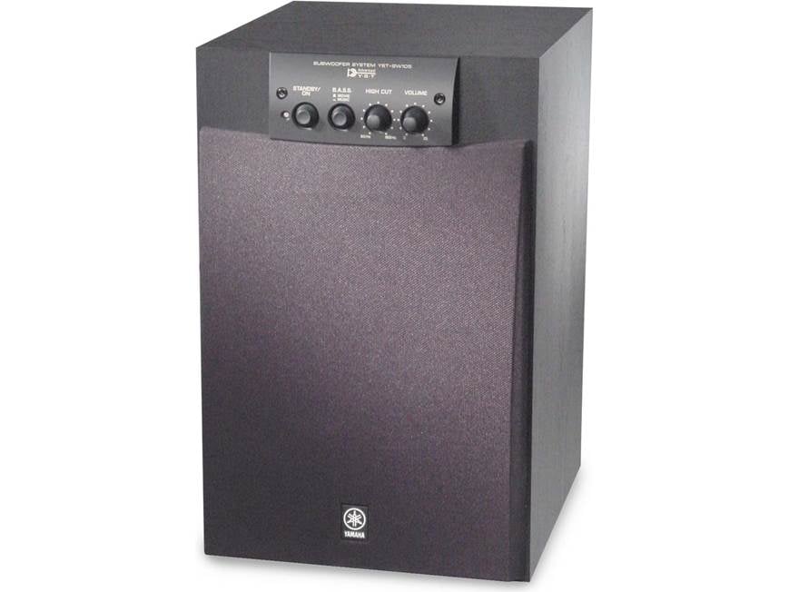 YAMAHA　ヤマハ　サブウーファーYST-SW105 Yamaha YST-SW105 Powered subwoofer at Crutchfield