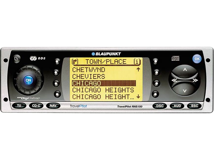 Blaupunkt RNS150 CD/CD ROM Navigation Receiver at Crutchfield