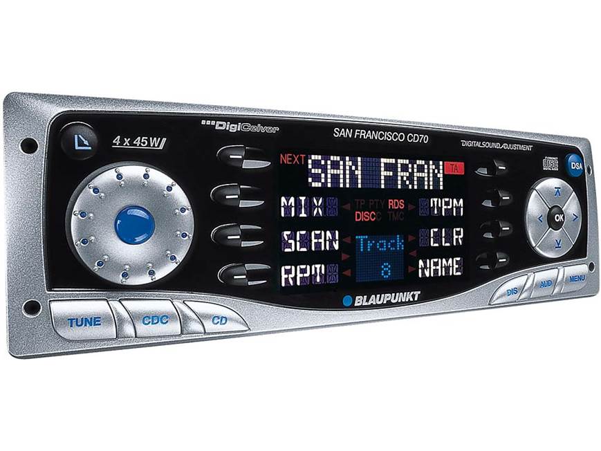 Blaupunkt San Francisco CD receiver with CD changer controls at
