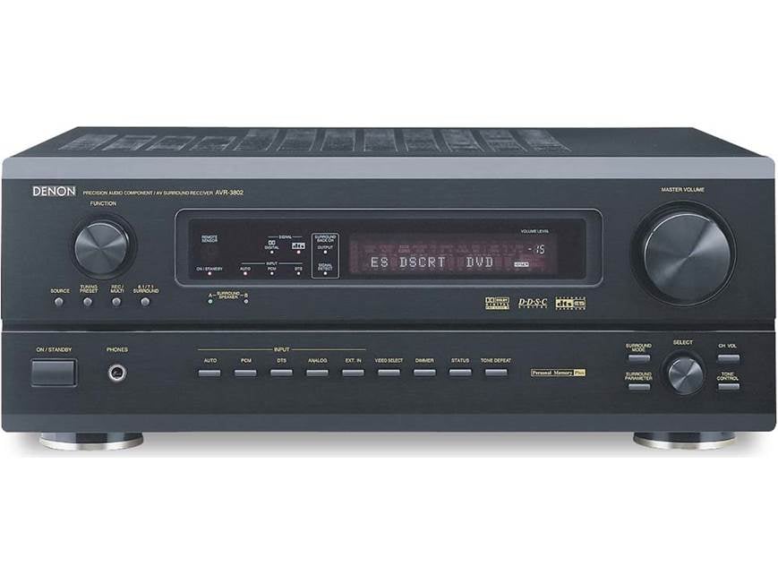 Denon AVR-3802 A/V receiver with DTS-ES, Dolby® Digital, Dolby Pro