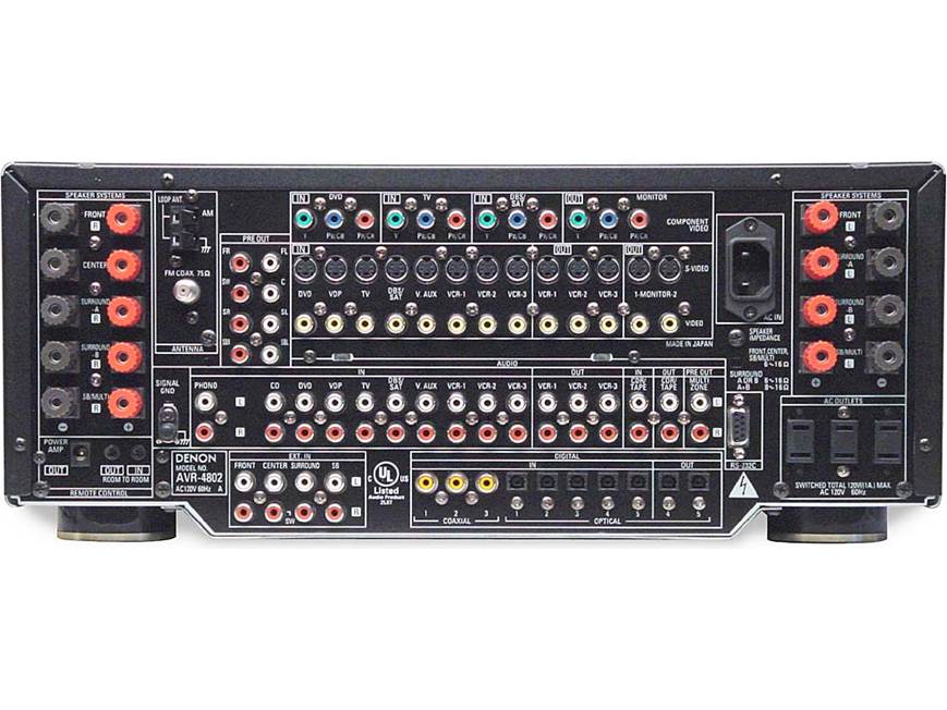Denon AVR-4802 A/V Receiver THX Ultra, THX Surround EX, DTS-ES