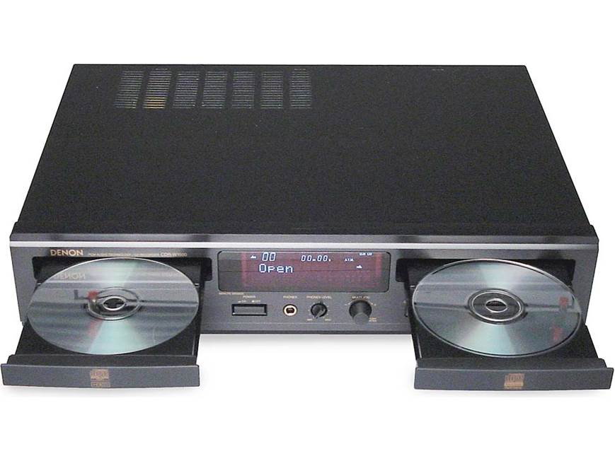 Denon CDR-W1500 Dual-well CD player/recorder at Crutchfield