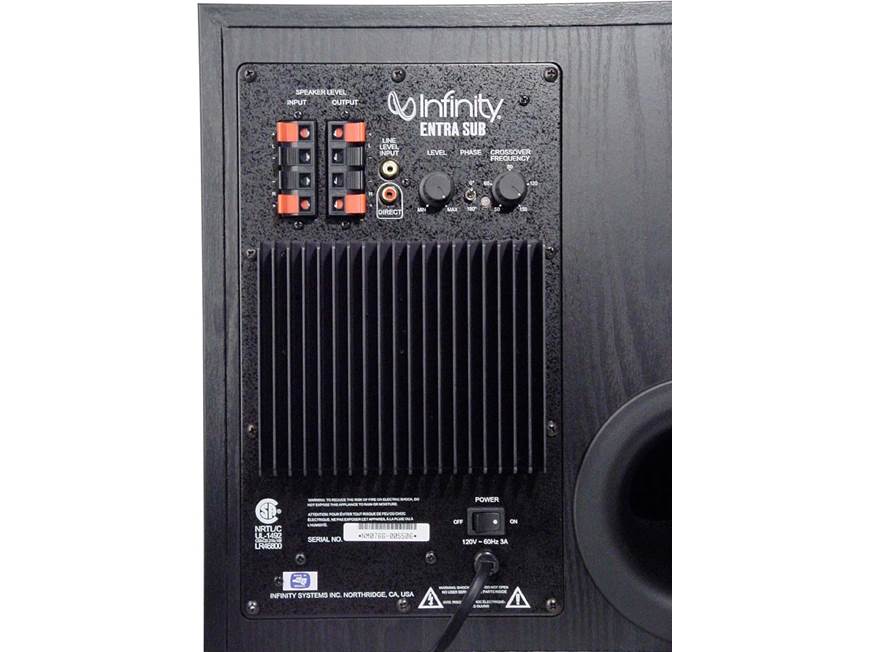 Infinity Entra Sub Powered subwoofer at Crutchfield