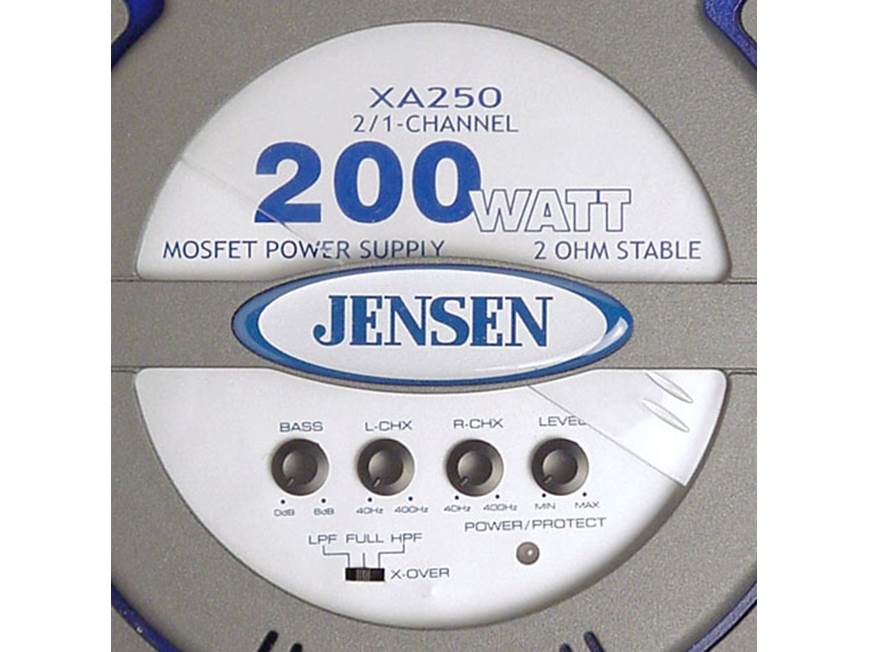 Jensen XA250 50W x 2 Car Amplifier at Crutchfield