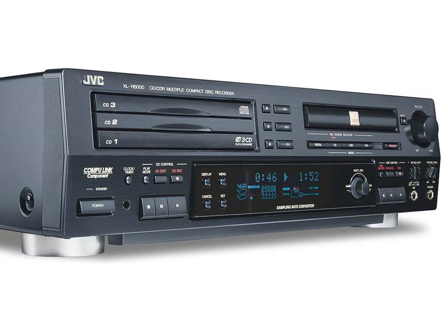 JVC XL-R5000 3-CD + 1-CD-R/RW recorder/changer at Crutchfield