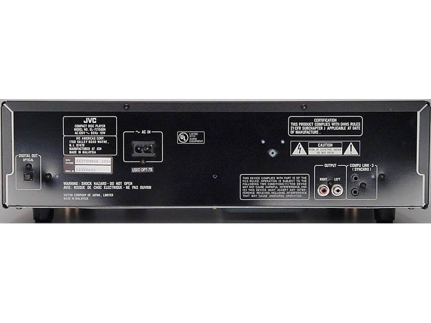 JVC XL-FZ158 5-CD changer at Crutchfield