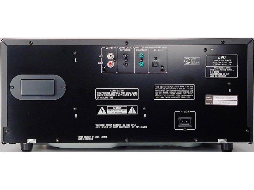 JVC XL-MC334 200-CD changer at Crutchfield