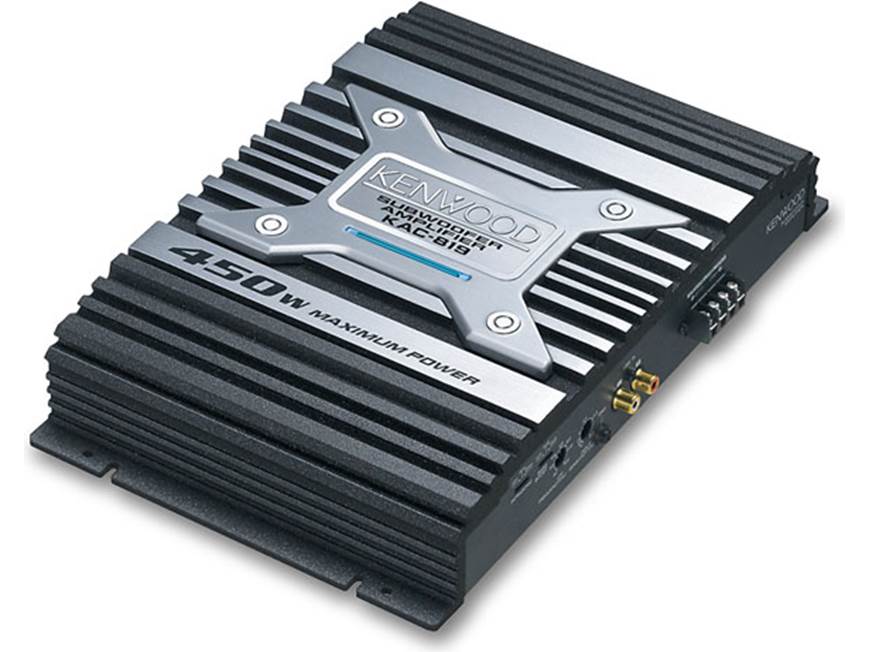 Kenwood KAC-819 150W x 1 Mono Subwoofer Amplifier at Crutchfield