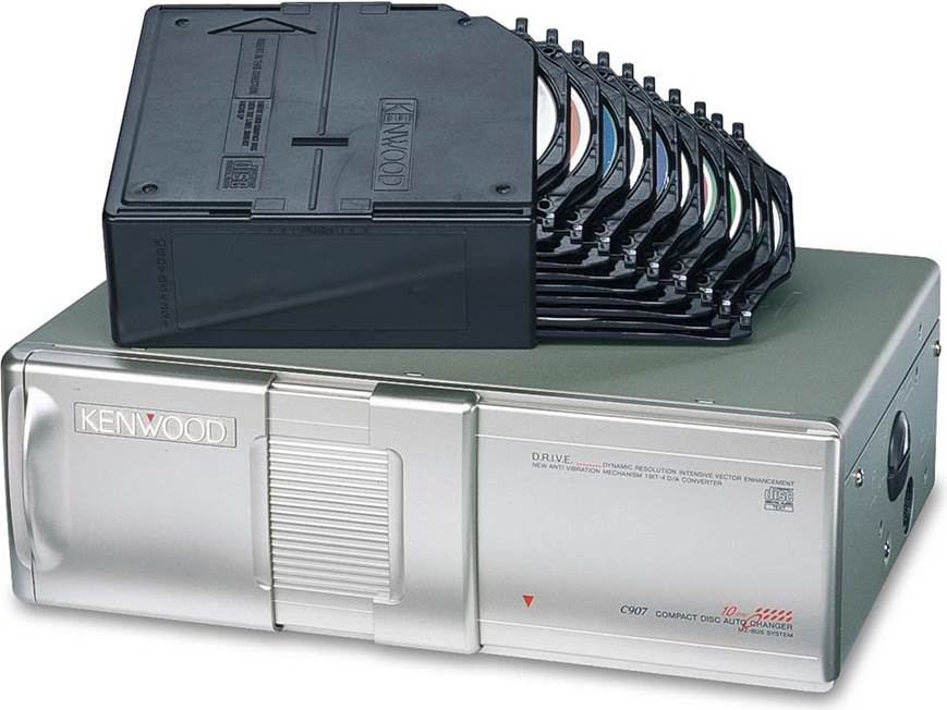 Kenwood C907 10-disc CD changer at Crutchfield