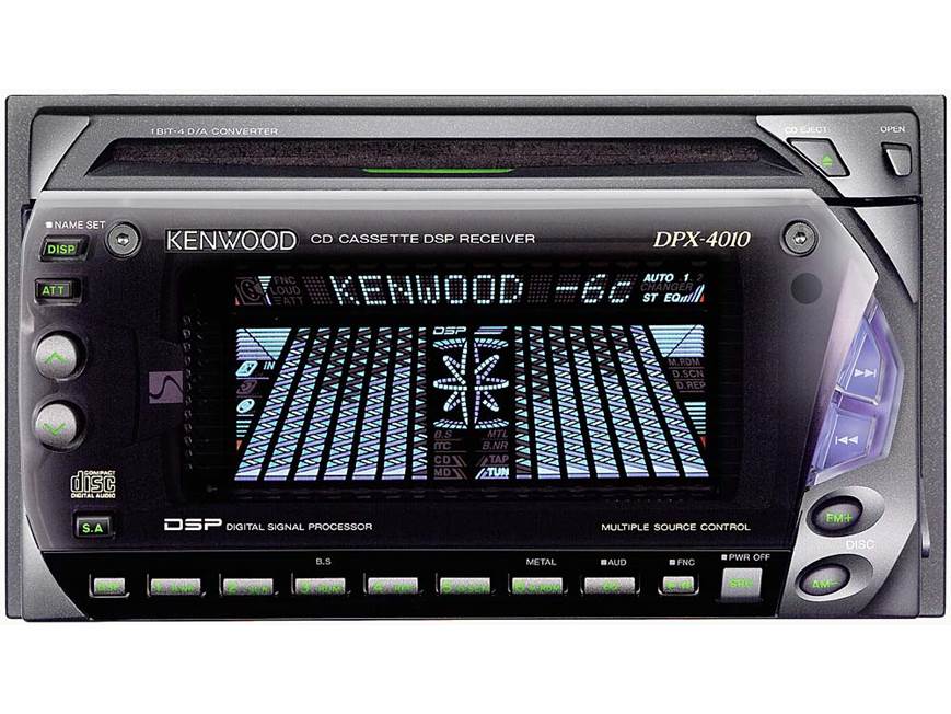Kenwood DPX-4010 CD/Cassette Receiver with CD Changer Controls at