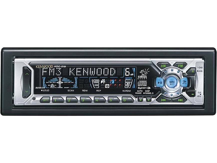 Kenwood KDC-519 CD Receiver with CD Changer Controls at Crutchfield