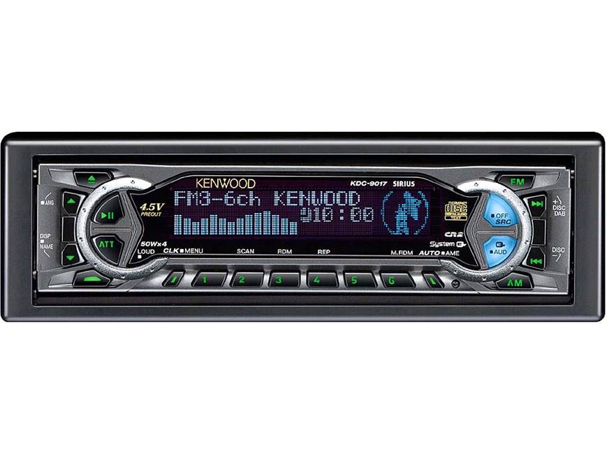 Kenwood KDC-9017 CD Receiver with CD Changer Controls at Crutchfield