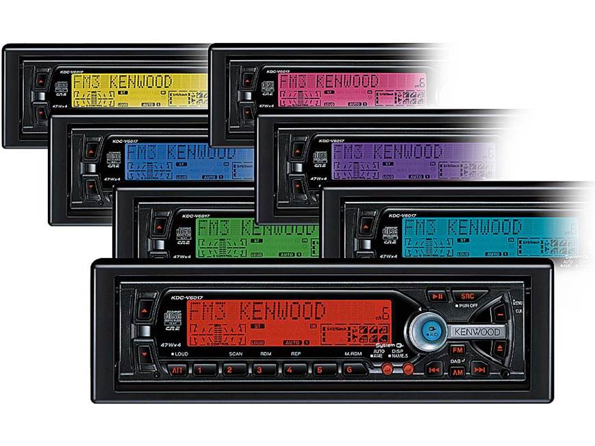 Kenwood KDC-V6017 CD Receiver with CD Changer Controls at Crutchfield