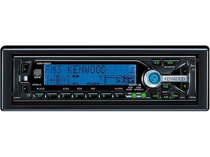 Kenwood KDC-V6017 CD Receiver with CD Changer Controls at Crutchfield