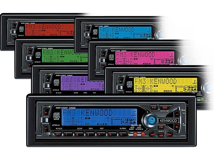 Kenwood KDC-V7017 CD Receiver with CD Changer Controls at Crutchfield