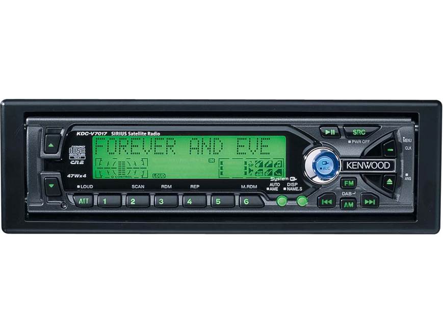 Kenwood KDC-V7017 CD Receiver with CD Changer Controls at Crutchfield