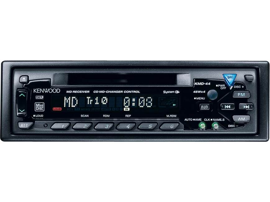 Kenwood KMD-44 MiniDisc Receiver with CD Changer Controls at