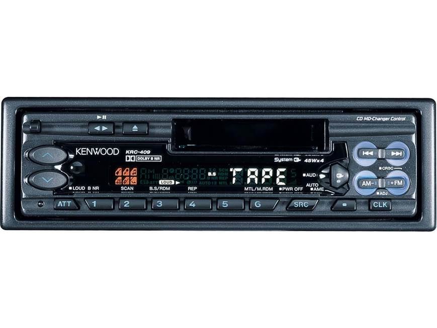 Kenwood KRC-409 Cassette receiver with CD/MD changer controls at
