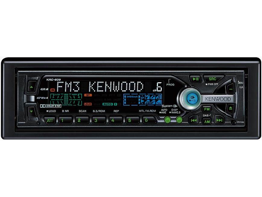 KENWOOD CDデッキ KDC-BT390U Kenwood KRC-609 Cassette Receiver with CD Changer Controls at