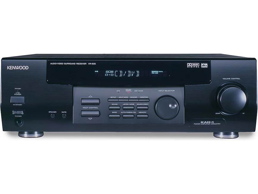 Kenwood VR-505 A/V Receiver with Dolby Digital and DTS at Crutchfield