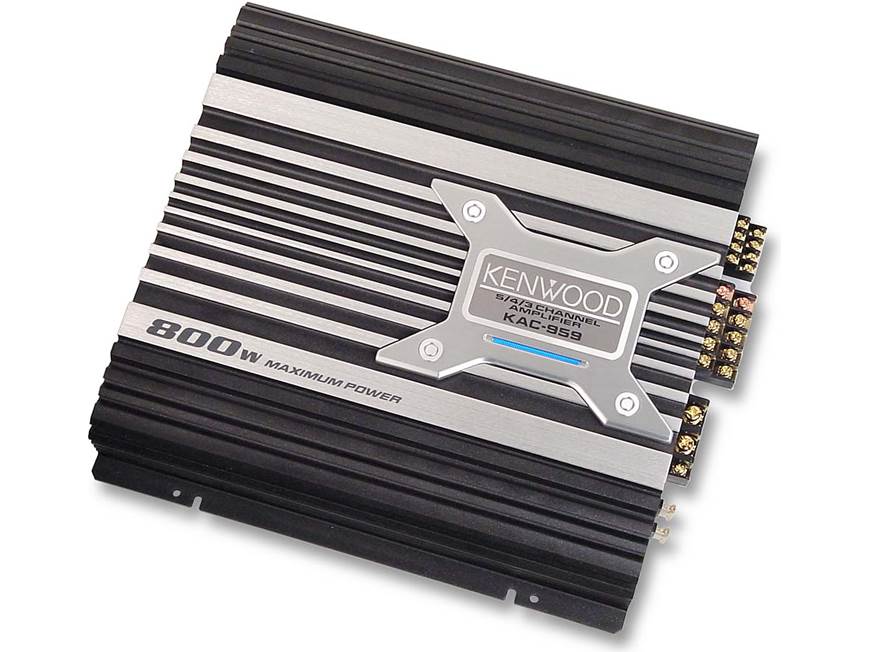 Kenwood KAC-959 40W x 4 + 120 x 1 Car Amplifier at Crutchfield