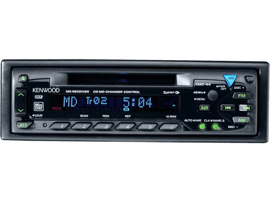 Kenwood KMD-44 MiniDisc Receiver with CD Changer Controls at