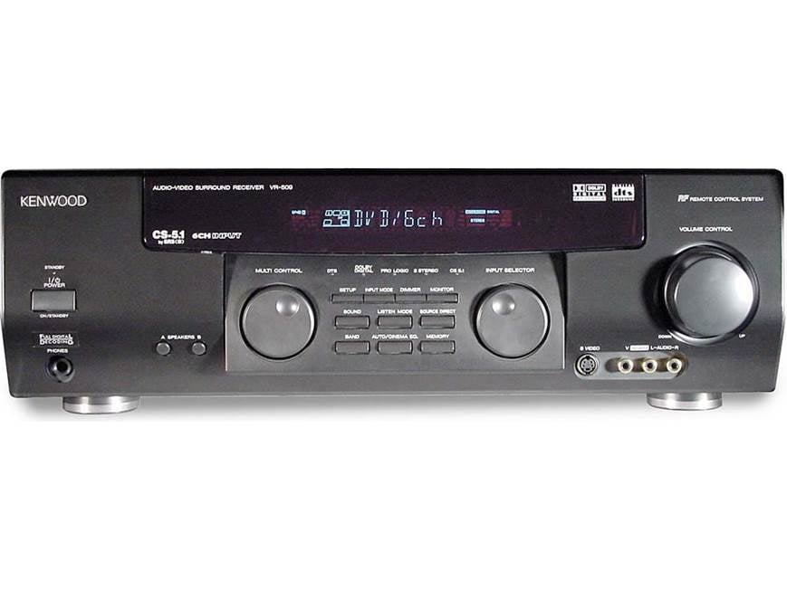 Kenwood VR-509 A/V Receiver with Dolby Digital, DTS, and Pro Logic