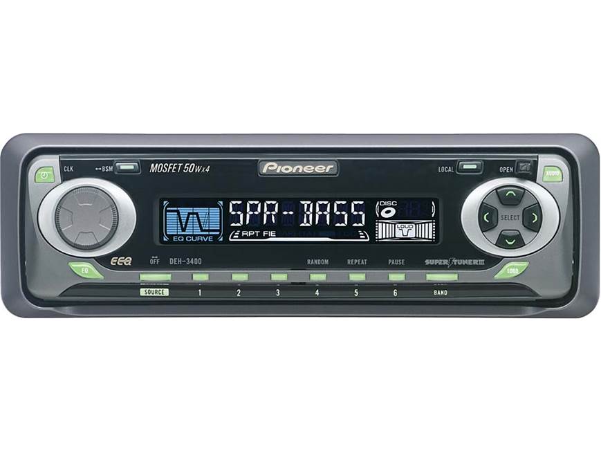 Pioneer DEH-3400 CD Receiver at Crutchfield