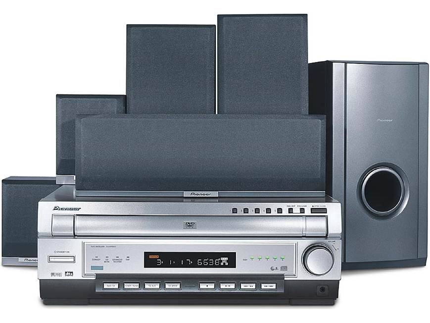 Pioneer HTD-510DV 5-disc DVD home theater system at Crutchfield