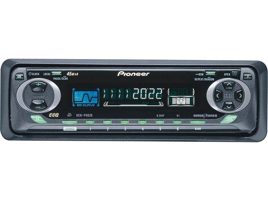 Pioneer KEH-P4020 Cassette receiver at Crutchfield