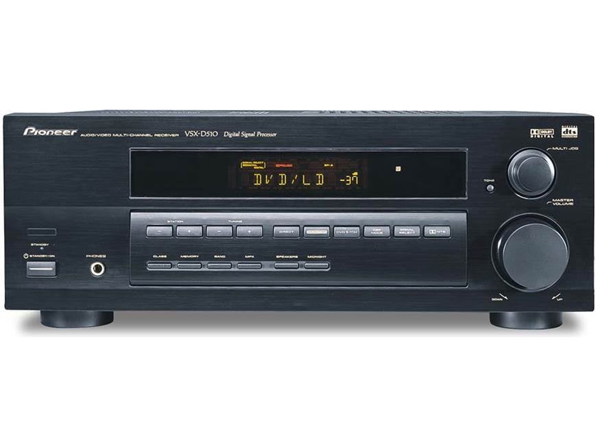 Pioneer VSX-D510 A/V receiver with Dolby Digital and DTS at