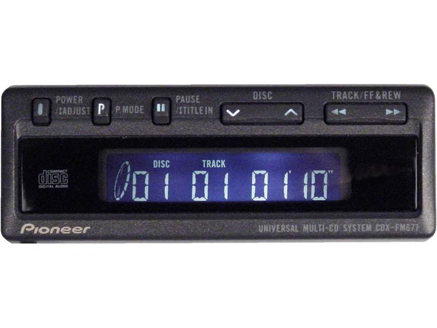 Pioneer CDX-FM677 6-disc Add-on CD Changer at Crutchfield