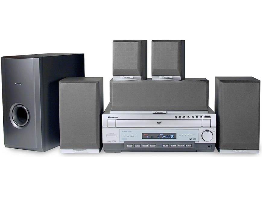 Pioneer HTD-510DV 5-disc DVD home theater system at Crutchfield