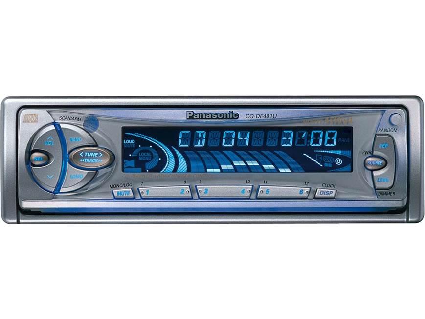 Panasonic CQ-DF401U CD receiver with CD changer controls at