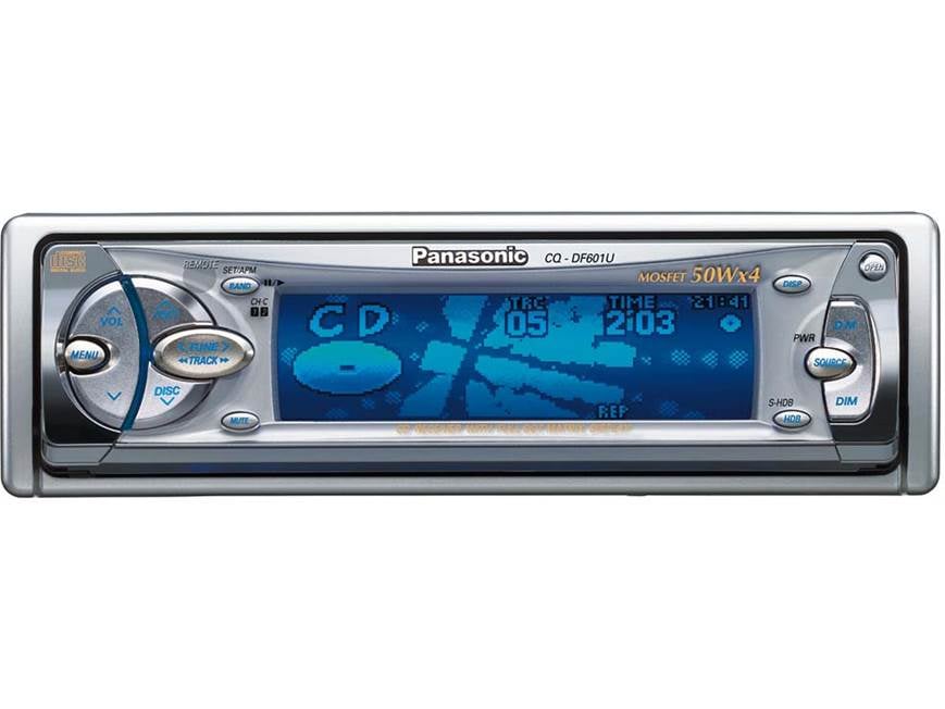 Panasonic CQ-DF601U CD Receiver with CD Changer Controls at