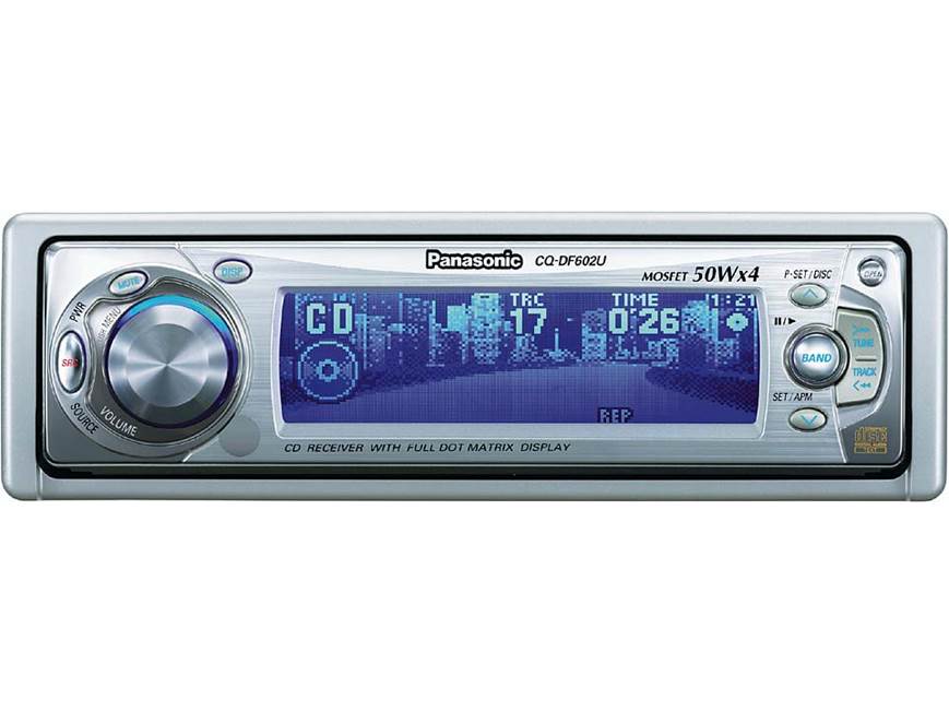 Panasonic CQ-DF602U CD Receiver with CD Changer Controls at