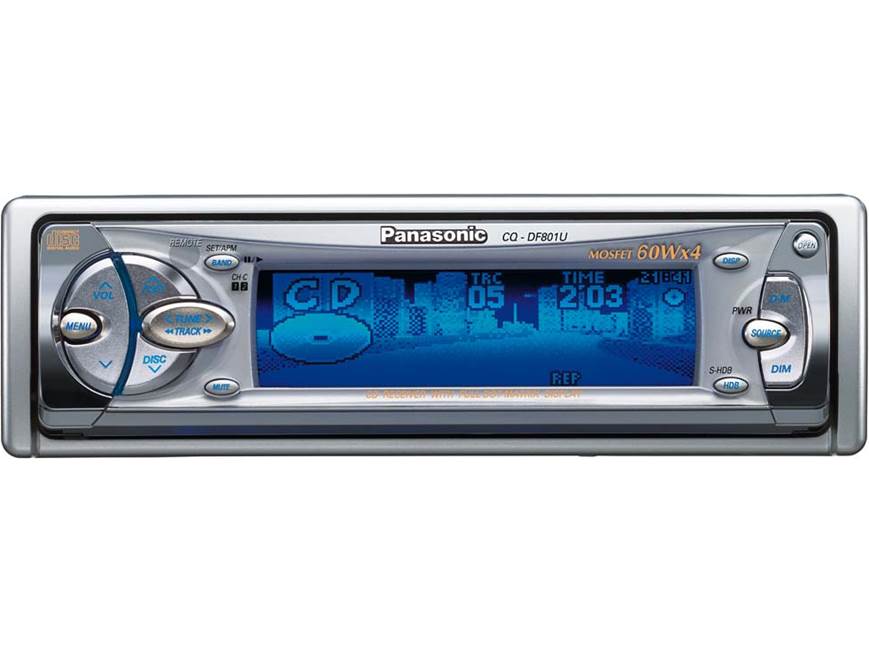 Panasonic CQ-DF801U CD Receiver with CD Changer Controls at