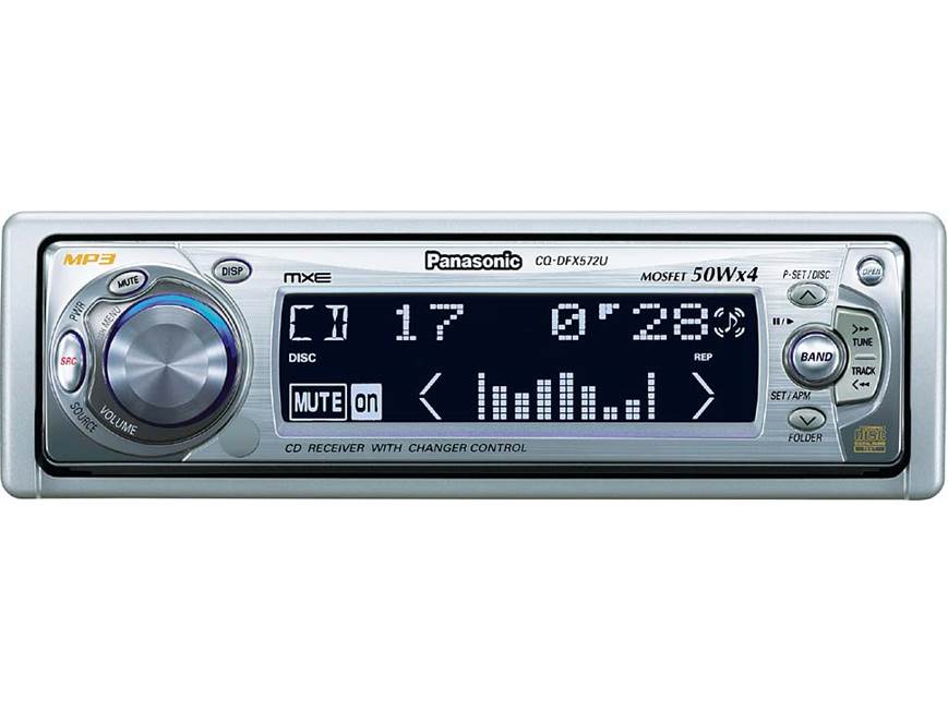 Panasonic MXE CQ-DFX572U CD/MP3 Receiver with CD Changer Controls