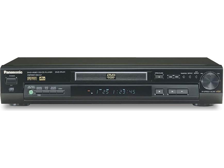 Panasonic DVD-RV31 (Black) DVD/CD player (Black) at Crutchfield