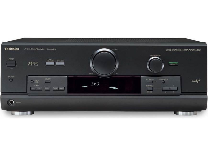 Technics SA-DX750 A/V receiver with Dolby Digital at Crutchfield