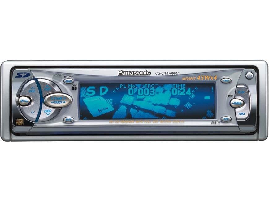 Panasonic CQ-SRX7000U CD Receiver with Secure Digital Playback at