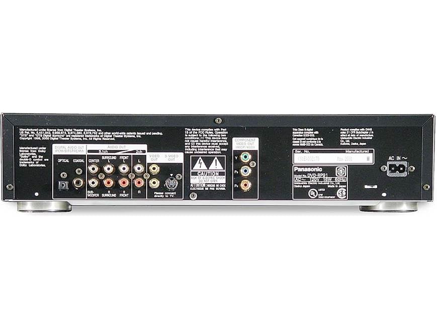 Panasonic DVD-RP91 (Black) DVD/CD/DVD-Audio player with