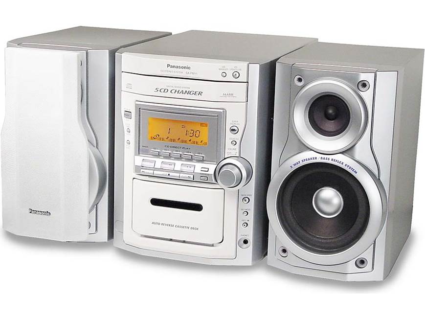 Panasonic SC-PM11 (Silver with white overtones) Desktop CD changer