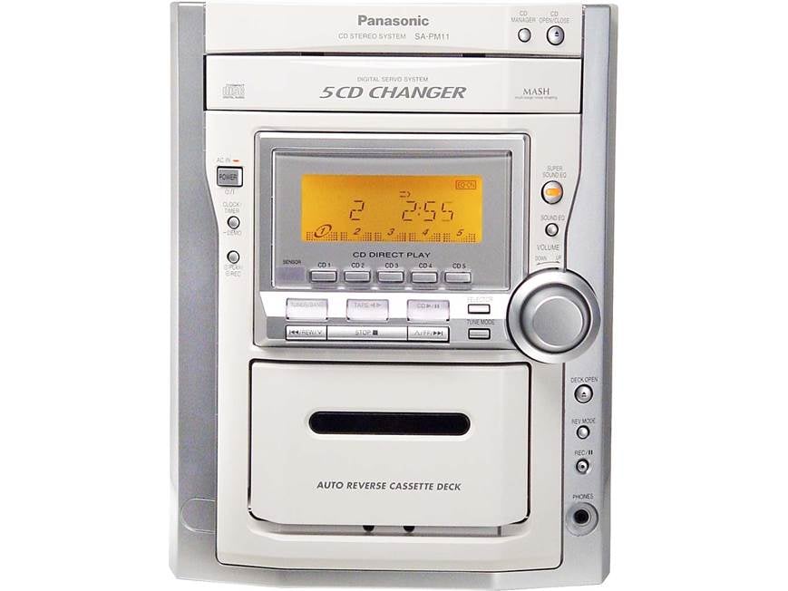 Panasonic SC-PM11 (Silver with white overtones) Desktop CD changer